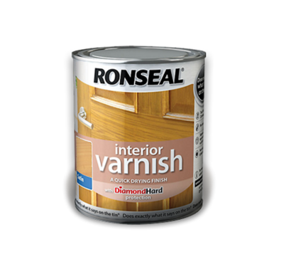 Ronseal Interior Varnish Diamond Hard 13 Colours 750ml - Click Here to select Colour