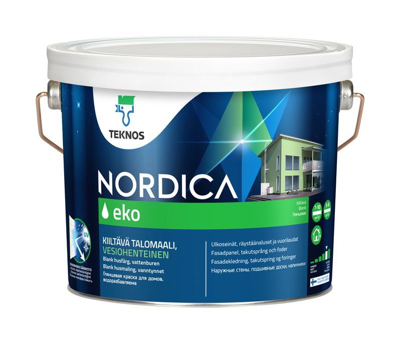 Teknos Nordica Eko Gloss 0.9L to 9L Colour -  (click here to select colour & size) Prices From