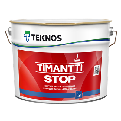 Teknos Timantti Stop -2.7L & 9L White - (click here to select size) Prices From