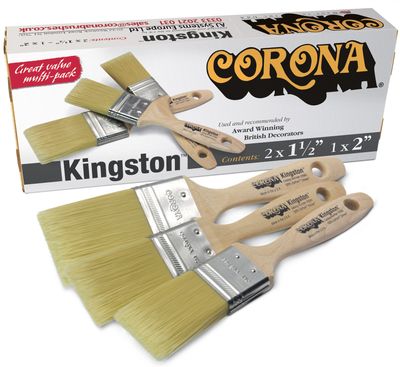 Corona Kingston 3 Brush Set - 2 x 1.5" & 2"