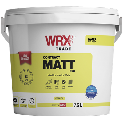 WRX Trade Contract Matt Pro Paint White 7.5L