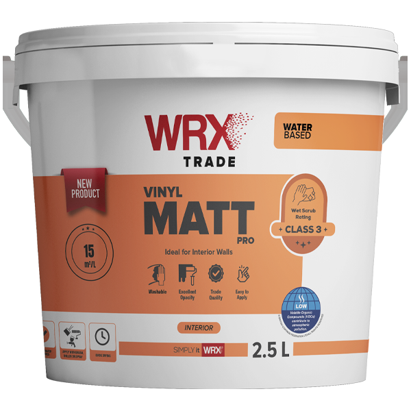 WRX Vinyl Matt Pro White 1L - 7.5L (click here to select size) Prices From