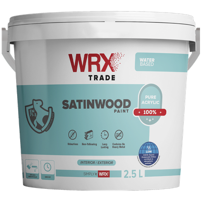 WRX Quick Dry Satinwood White 1L - 5L (click here to select size) Prices From