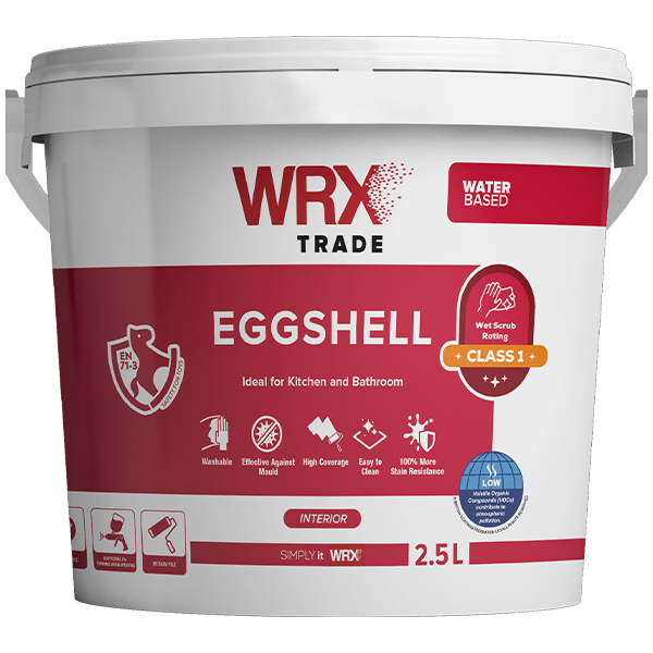 WRX Quick Dry Eggshell White 1L - 5L (click here to select size) Prices From