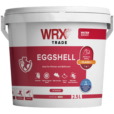 WRX Quick Dry Eggshell White 1L - 5L (click here to select size) Prices From