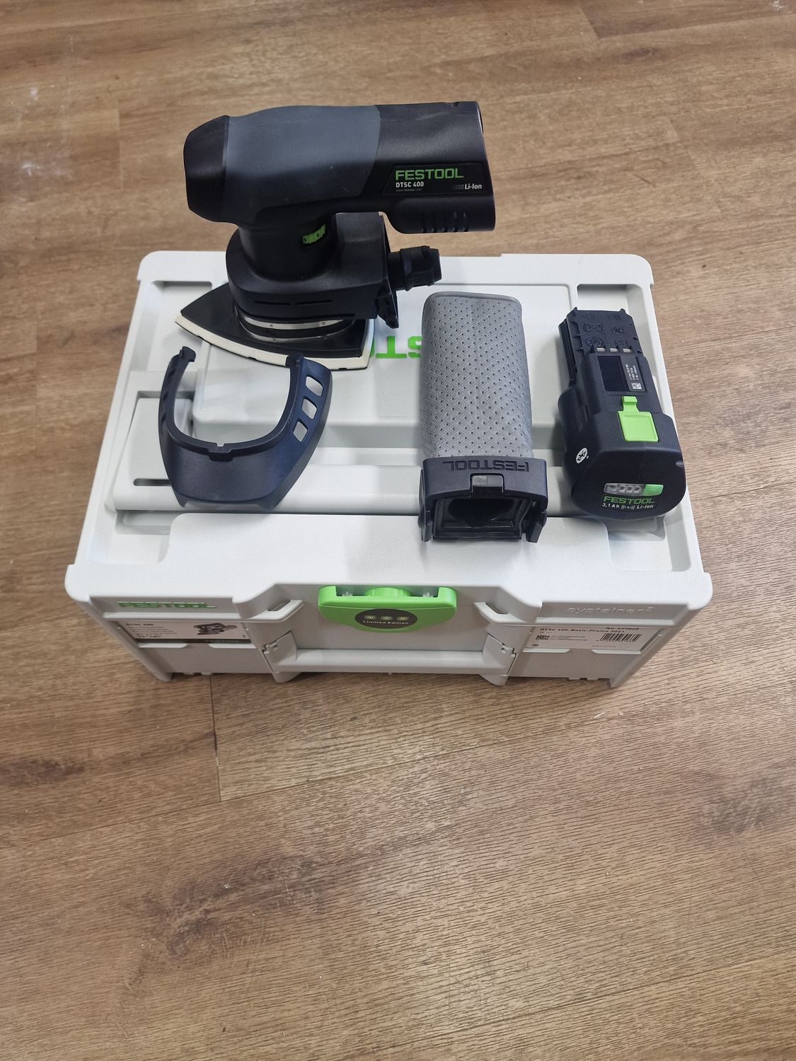 Festool DTSC 400-18V Sander, ONE Battery - NO CHARGER - BRAND NEW - 3 YEAR FESTOOL WARRANTY