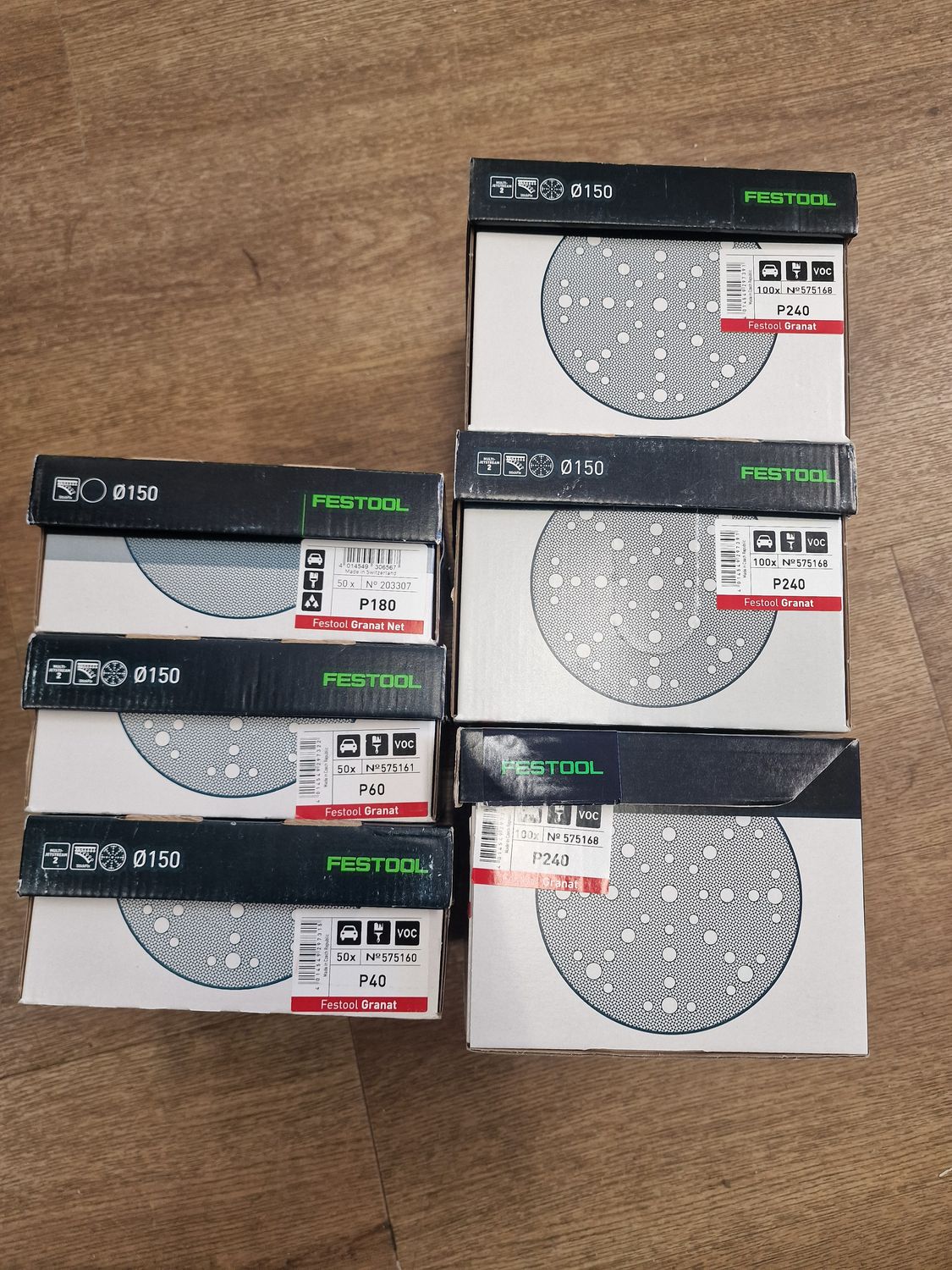 Festool 150MM ROUND SANDING DISCS - BARGAIN BULK BUY