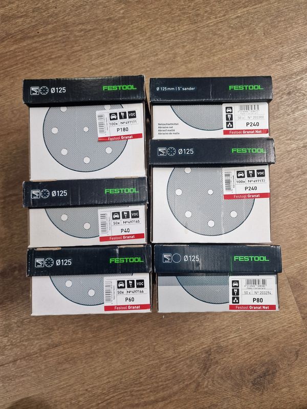 Festool 125MM ROUND SANDING DISCS - BARGAIN BULK BUY