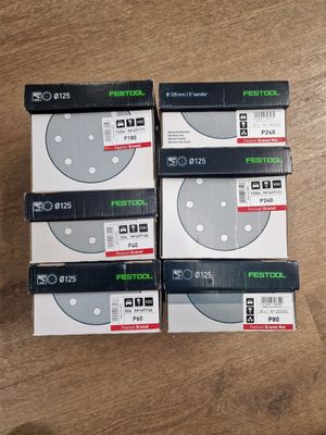 Festool 125MM ROUND SANDING DISCS - BARGAIN BULK BUY