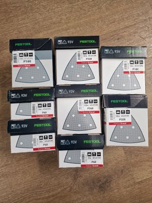 Festool 93V - 93MM X 93MM x 93MM TRIANGLE SANDING PADS - BARGAIN BULK BUY