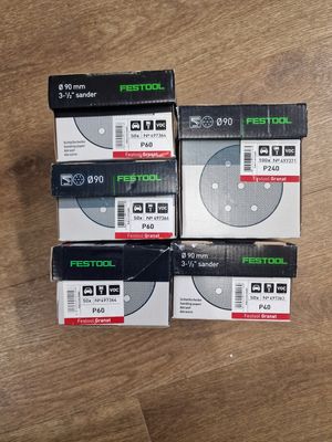 Festool 90MM ROUND SANDING DISCS - BARGAIN BULK BUY