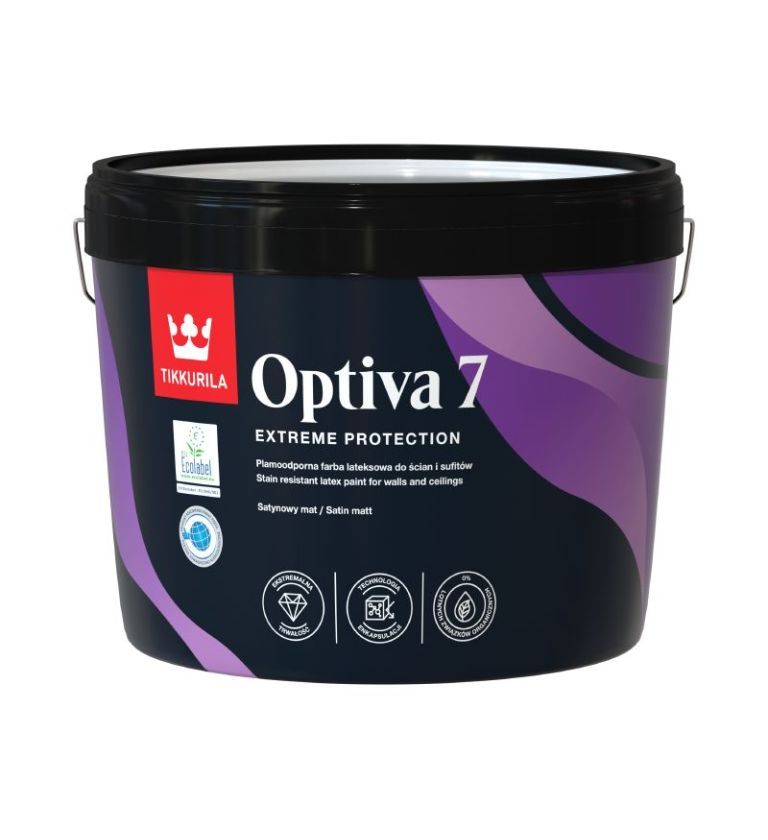 Tikkurila Optiva 7 Matt 9L Colour Mix