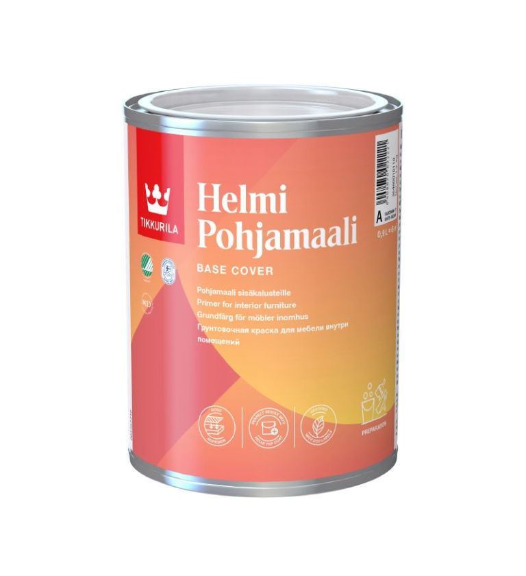Tikkurila Helmi Matt acrylate Primer 0.9L Colour Mix