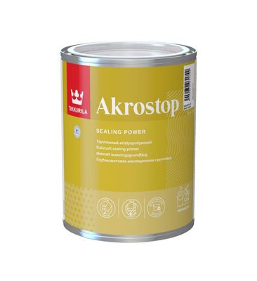Tikkurila Akrostop Sealing Paint White 1L, 3L & 10L Prices From