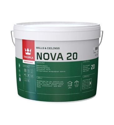 Tikkurila Nova 20 Satin 9L Colour Mix