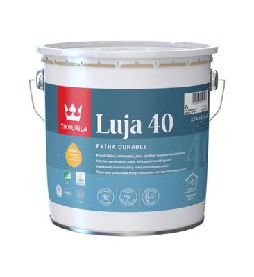 Tikkurila Luja 40, Acrylic Satin 2.7L White