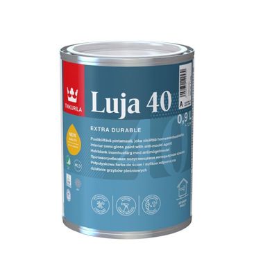 Tikkurila Luja 40, Acrylic Satin 0.9L Colour Mix