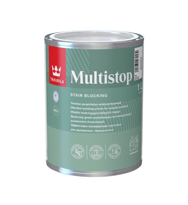 Tikkurila Multistop Blocking Primer White 1L, 3L & 10L Prices From
