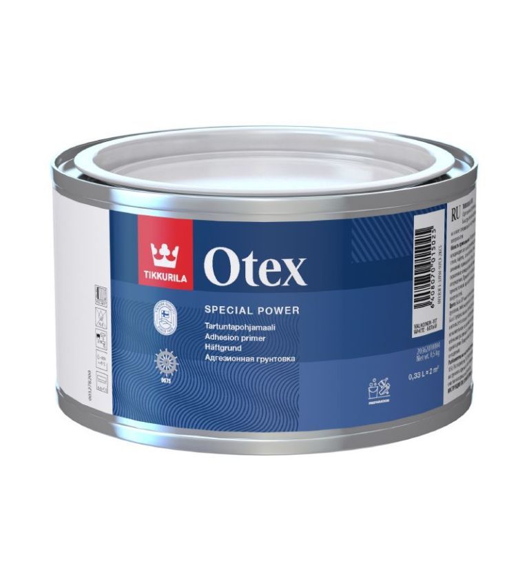 Tikkurila Otex Adhesion Primer Colour Mix 0.25, 0.9L, 2.7L & 9L Prices From
