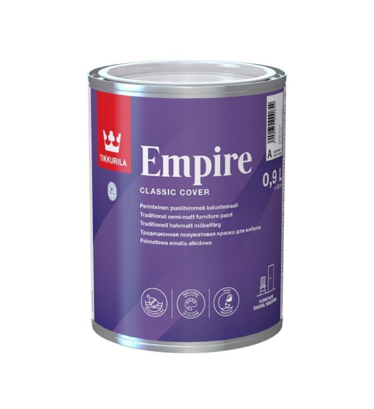 Tikkurila Empire Furniture Paint 0.9L WHITE