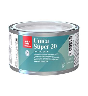 Tikkurila Unica Super 20 Clear Lacquer Varnish 0.25L, 0.9L &2.7L (click here to select size) Prices From