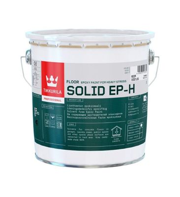 Tikkurila Solid EP-H Light Grey Floor Paint - 3L & 10L (click here to select size) Prices From