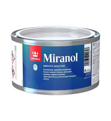 Tikkurila Miranol Gloss White - 0.25, 0.9L, 2.7L & 9L