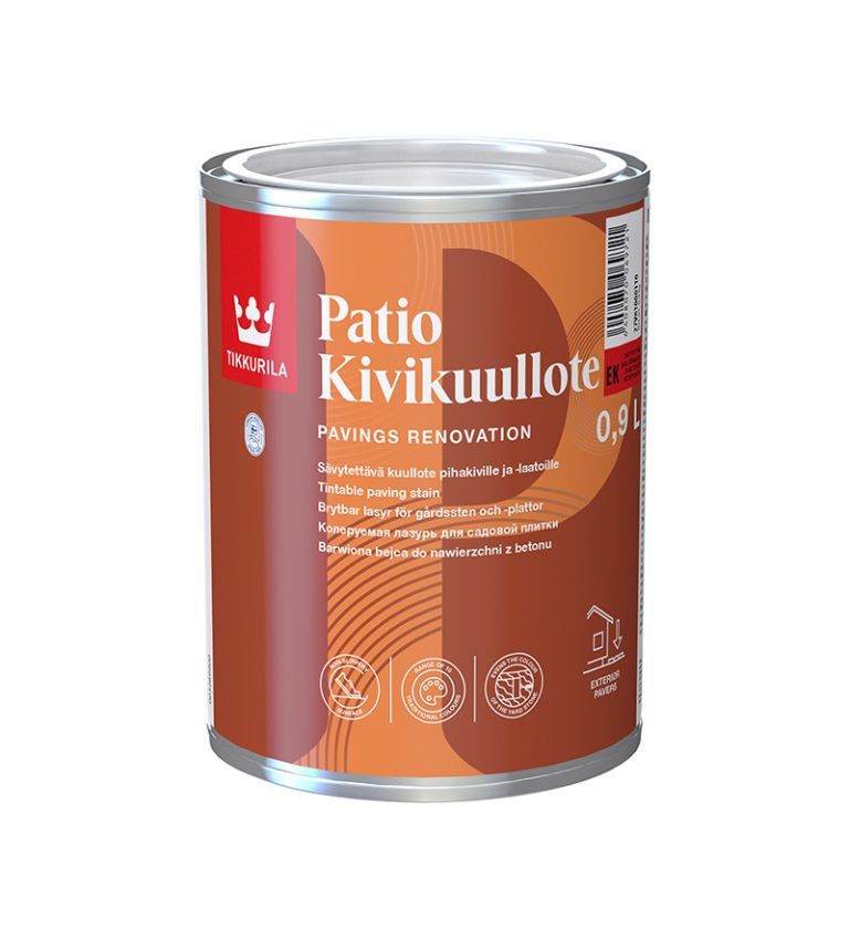Tikkurila Patio Paving Stain Colour Mix - (click here to select colour and size) PRICES FROM
