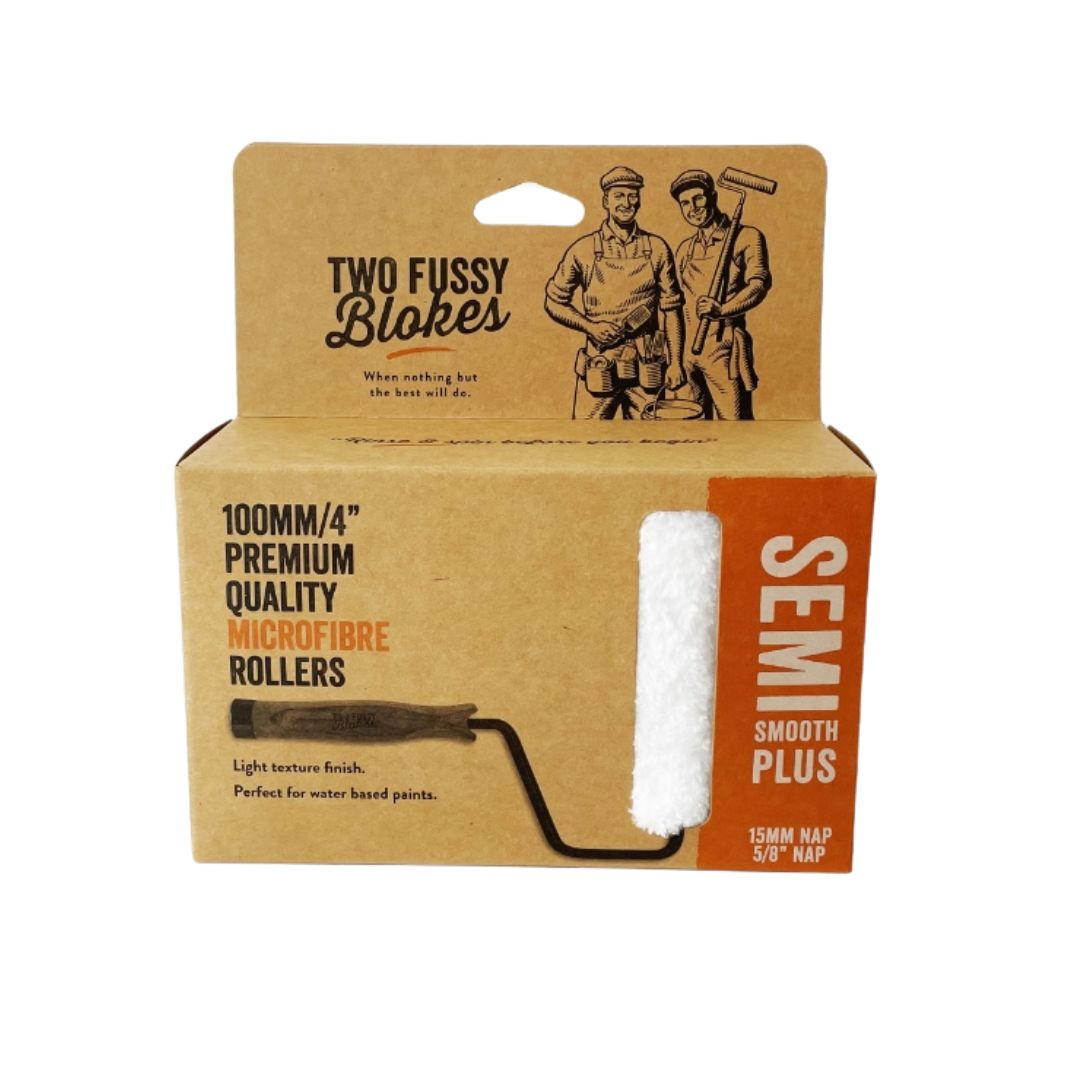 Two Fussy Blokes Mini Roller sleeves 4" Semi Smooth Plus 10 pack