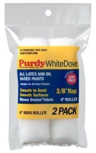 Purdy White Dove Mini Sleeve 2 pack 4" (click here to select size)
