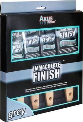 Axus Decor S Finish 4 Piece Brush Set (1 x 1.5", 2 x 2" & 1 x 3")