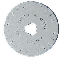 OLFA  RB45-1 Replacement Blade for RTY-2/NS Rotary Cutter 45mm (Single Blade)