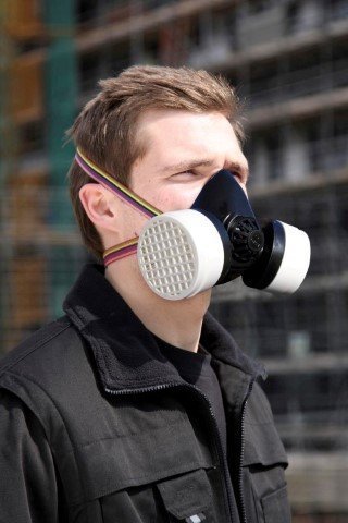 Prodec Black Rock Twin Half Mask Respirator Face Mask