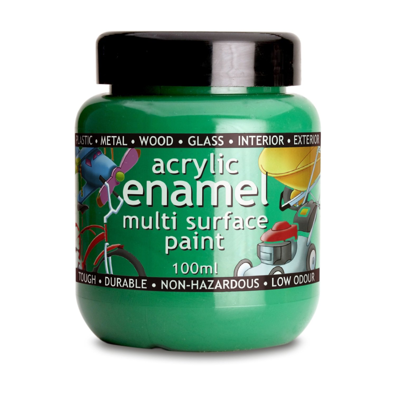 Polyvine Acrylic Enamel Paint 100ml (Click to select Colour)