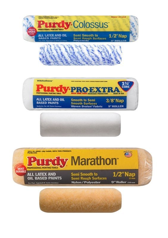 Purdy Jumbo Mini Sleeves 4.5" or 6.5"  3/8" or 1/2" nap (click here to select Nap & pack size) Prices From