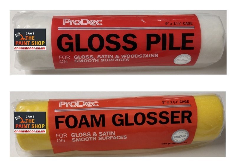 Prodec 9" x 1.75" Core Gloss Rollers 2 Choices (click here to select product)