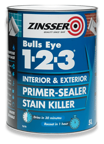 Zinsser Bullseye 123 - 500ml to 5L (click here to select size) Prices From