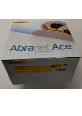 ​Mirka Abranet Ace 150mm Sanding Discs 50 pack 80Grit to 240Grit (click here to select Grade)