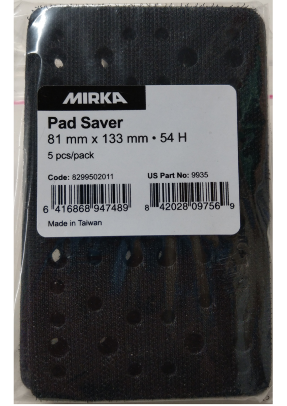 ​Mirka Deos 81mm x 133mm Pad Savers 5 Pack 54 Hole