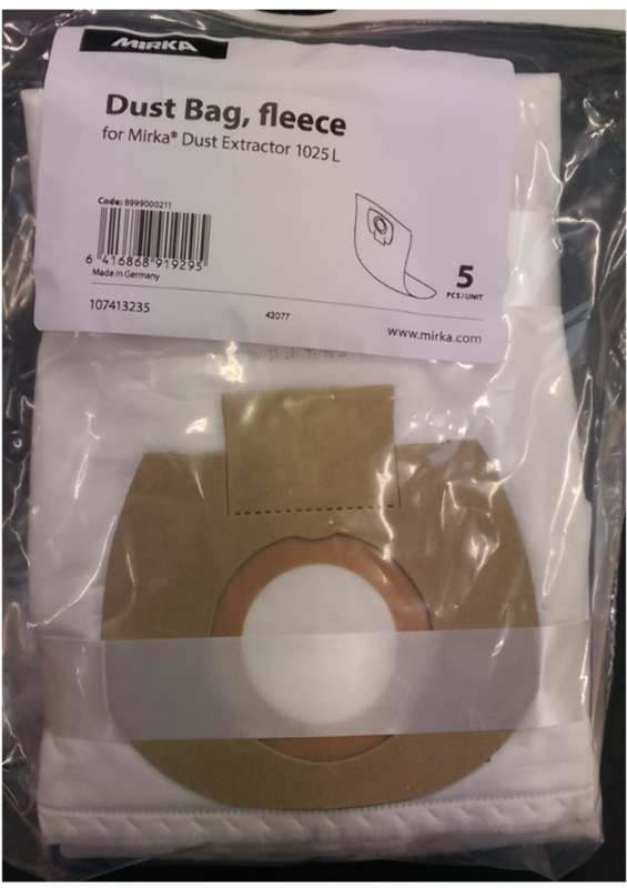 Mirka Extractor 1025 Dust Bags