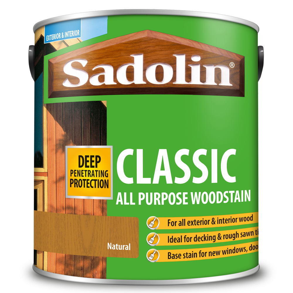 Sadolin Classic Woodstain 1L, 2.5L & 5L (click here to select, colour & size) Prices From