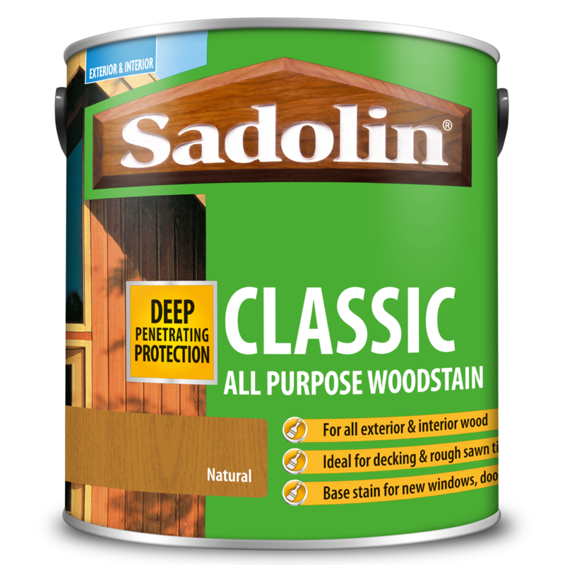 Sadolin Classic Woodstain 1L, 2.5L & 5L (click here to select, colour & size) Prices From