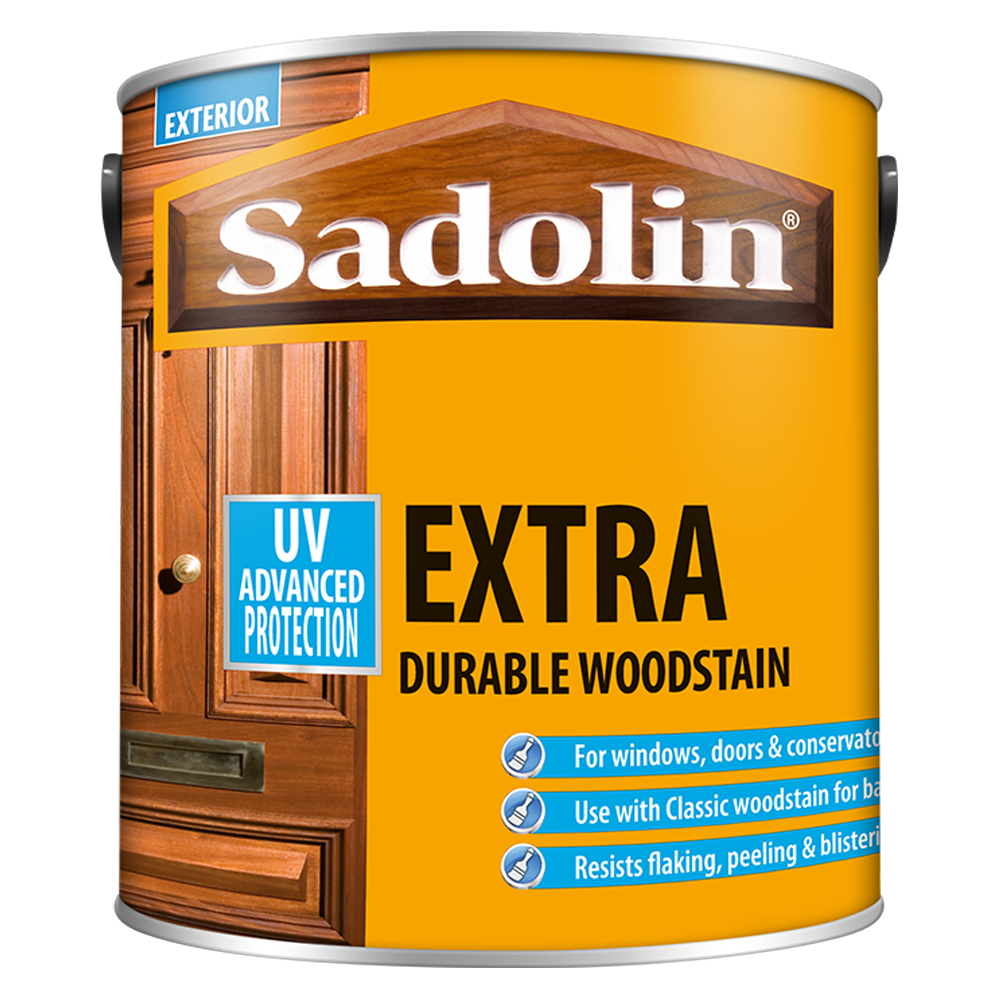 Sadolin Extra Durable Woodstain 1L, 2.5L & 5L (click here to select, colour & size) Prices From