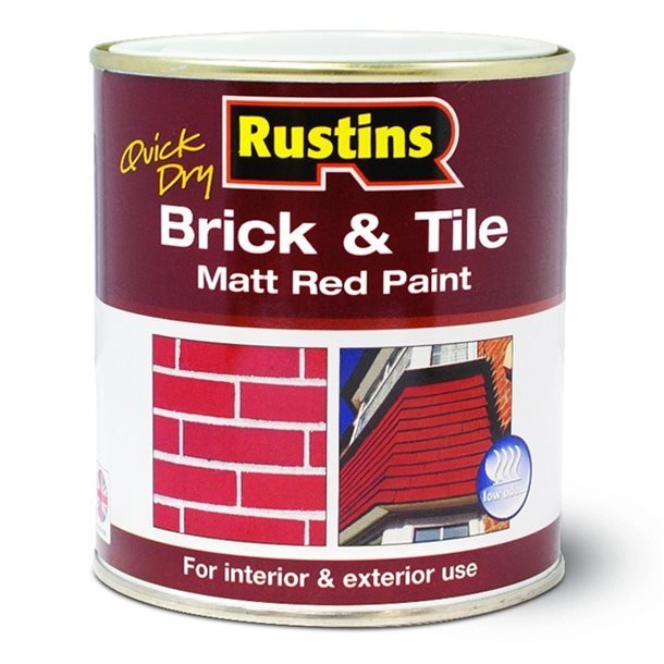 Rustins Quick Dry Brick & Tile Matt Red 500ml