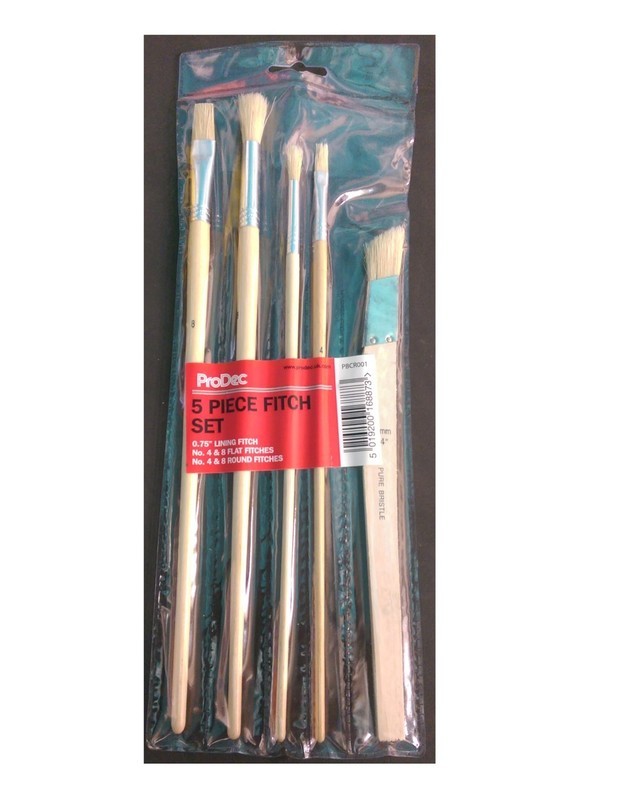 Prodec 5 Piece Variety Fitch Brush Set