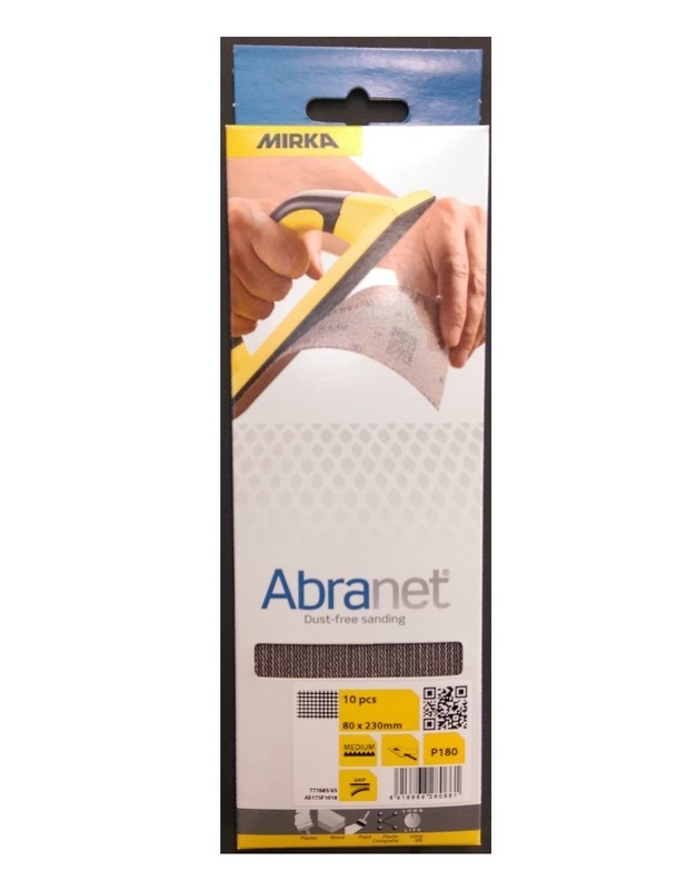 ​Mirka Abranet 80mm x 230mm Sanding Pad 10 pack 80Grit to 240Grit (click here to select Grade)
