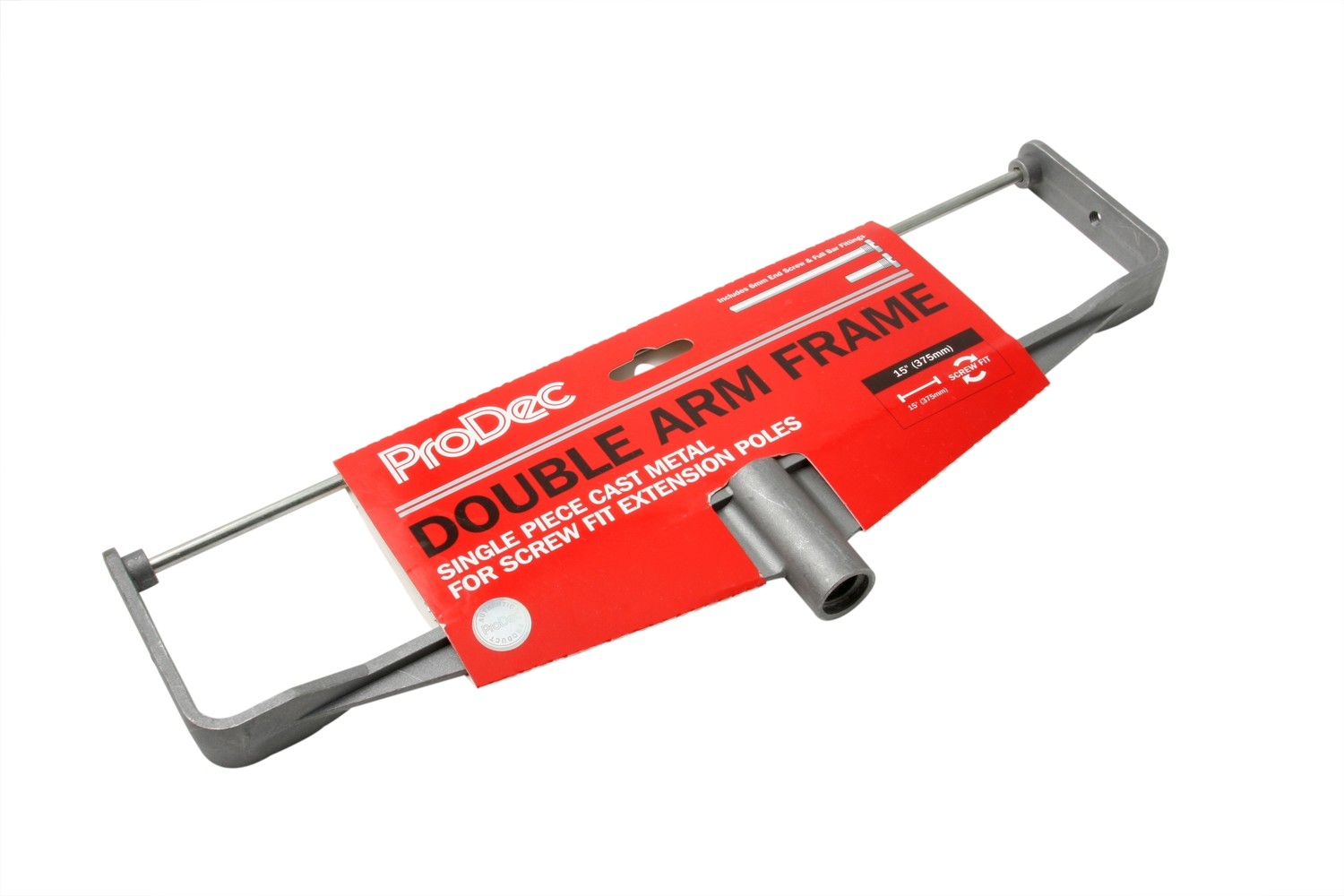 Prodec 15" /375mm CAST METAL DOUBLE ARM ROLLER FRAME