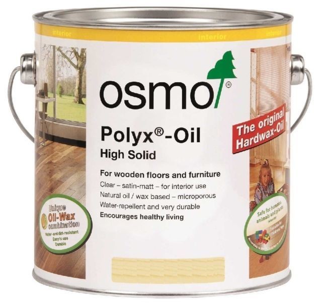 Osmo Polyx Hardwax Oil 3062 Clear Matt 750ml & 2.5L  (click here to select size) Prices From