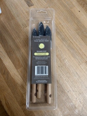 Hamilton Prestige Bristle Sash 3 Brush Set (15mm, 18mm &  21mm