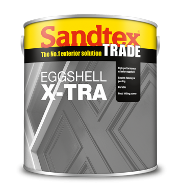 Sandtex Trade Eggshell x-tra White & Black 1L & 2.5L (click here to select colour And size) Prices From
